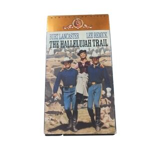 The Hallelujah Trail VHS 2-Tape Set 1985 MGM Release Burt Lancaster 1965 Western